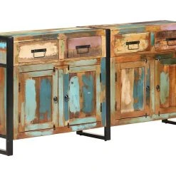 Be Basic Skänk 172x35x80 Cm Massivt återvunnet Trä -Chilli shop skank 172x35x80 cm massivt atervunnet tra brun 4463422