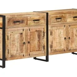 Be Basic Skänk 172x35x80 Cm Massivt Mangoträ