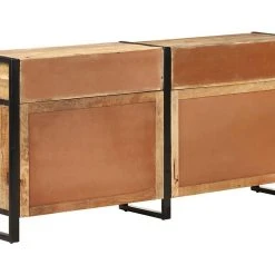 Be Basic Skänk 172x35x80 Cm Massivt Mangoträ -Chilli shop skank 172x35x80 cm massivt mangotra brun 4196832