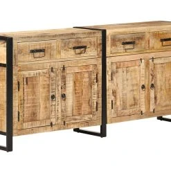 Be Basic Skänk 172x35x80 Cm Massivt Mangoträ -Chilli shop skank 172x35x80 cm massivt mangotra brun 4196834