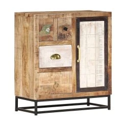 Be Basic Skänk 60x30x70 Cm Massivt återvunnet Trä