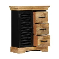 Be Basic Skänk 60x30x75 Cm Massivt Mangoträ -Chilli shop skank 60x30x75 cm massivt mangotra brun 2720473