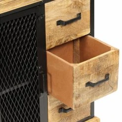 Be Basic Skänk 60x30x75 Cm Massivt Mangoträ -Chilli shop skank 60x30x75 cm massivt mangotra brun 2720474