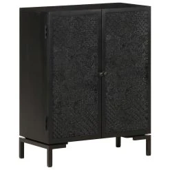 Be Basic Skänk 60x30x76 Cm Massivt Mangoträ -Chilli shop skank 60x30x76 cm massivt mangotra svart 4196708