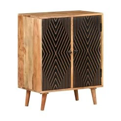 Be Basic Skänk 60x35x75 Cm Massivt Akaciaträ