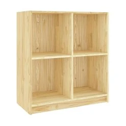 Skänk Honungsbrun 70x33x76 Cm Massivt Furuträ