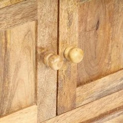 Be Basic Skänk Grå 80x35x70 Cm Massivt Mangoträ -Chilli shop skank 80x35x70 cm massivt mangotra brun 4930768