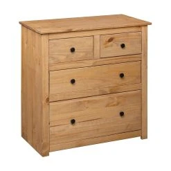 Be Basic Skänk Grå 80x40x83 Cm Furu Panama