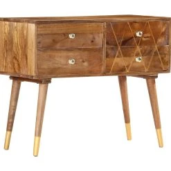 Be Basic Skänk 85x40x70 Cm Massivt Mangoträ -Chilli shop skank 85x40x70 cm massivt mangotra brun 3745438