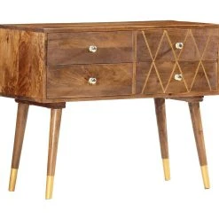 Be Basic Skänk 85x40x70 Cm Massivt Mangoträ -Chilli shop skank 85x40x70 cm massivt mangotra brun 3745439