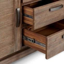 Heath & Moor Skänk Arktis 180 Cm 3 Dörrar -Chilli shop skank arktis 180 cm 3 dorrar akaciabrun 1343702