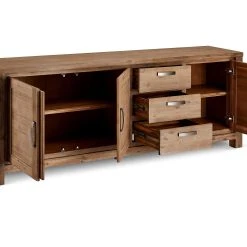 Heath & Moor Skänk Arktis 230 Cm 4 Dörrar -Chilli shop skank arktis 230 cm 4 dorrar akaciabrun 1848149