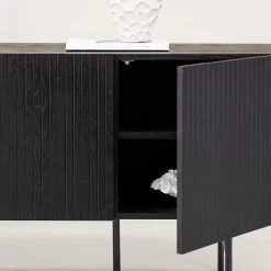 Vind Skänk Björkön 150x41,8 Cm Svart -Chilli shop skank bjorkon 150x418 cm svart vind 4974756