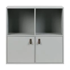 VTwonen Skänk Braelyn 81x81 Cm 2 Dörrar -Chilli shop skank braelyn 81x81 cm 2 dorrar gra tall 3504104