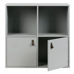 VTwonen Skänk Braelyn 81x81 Cm 2 Dörrar -Chilli shop skank braelyn 81x81 cm 2 dorrar gra tall 3504105