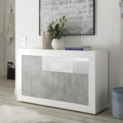 In Living Skänk Calpino Medio 138 Cm -Chilli shop skank calpino medio 138 cm vitgra 2298498