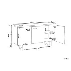 Skänk Fenlason Med 3 Dörrar -Chilli shop skank fenlason med 3 dorrar tranatur 1668276