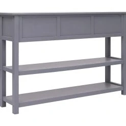 Be Basic Skänk Grå 115x30x76 Cm Trä -Chilli shop skank gra 115x30x76 cm tra gra 3223355