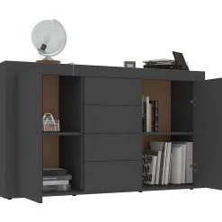 Be Basic Skänk Grå 120x36x69 Cm Spånskiva -Chilli shop skank gra 120x36x69 cm spanskiva gra 3054584