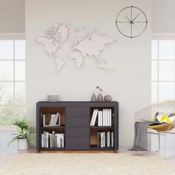 Be Basic Skänk Grå 120x36x69 Cm Spånskiva -Chilli shop skank gra 120x36x69 cm spanskiva gra 3054586