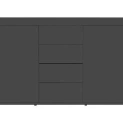 Be Basic Skänk Grå Högglans 120x36x69 Cm Spånskiva -Chilli shop skank gra hogglans 120x36x69 cm spanskiva gra 2843723