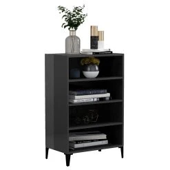 Be Basic Skänk Grå Högglans 57x35x90 Cm Spånskiva -Chilli shop skank gra hogglans 57x35x90 cm spanskiva gra 3496876