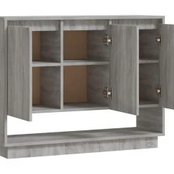 Be Basic Skänk Brun Ek 97x31x75 Cm Spånskiva -Chilli shop skank gra sonoma ek 97x31x75 cm spanskiva gra ek 4893150