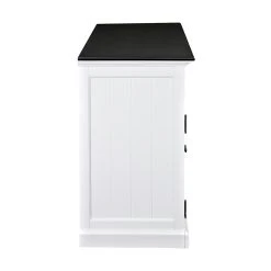 Coast Living Skänk Hampton 170 Cm 4 Dörrar 2 Lådor -Chilli shop skank hampton 170 cm 4 dorrar 2 lador vitsvart 1848462
