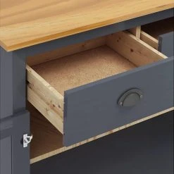 Be Basic Skänk Hill Range Grå 90x40x80 Cm Massiv Furu -Chilli shop skank hill range gra 90x40x80 cm massiv furu gra 2148255