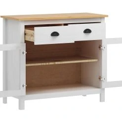 Be Basic Skänk Hill Range Vit 90x40x80 Cm Massiv Furu -Chilli shop skank hill range vit 90x40x80 cm massiv furu vit 2298027