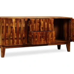 Design By Retro Skänk I Massiv Sheesham 160x45x70 Cm -Chilli shop skank i massiv sheesham 160x45x70 cm brun 4469712