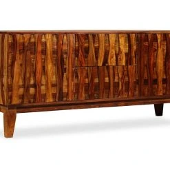 Design By Retro Skänk I Massiv Sheesham 160x45x70 Cm -Chilli shop skank i massiv sheesham 160x45x70 cm brun 4469716