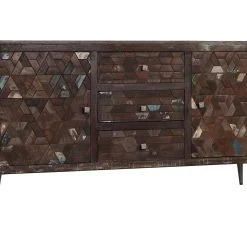 Be Basic Skänk I Massivt återvunnet Trä 160x40x80 Cm