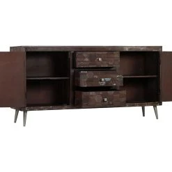 Be Basic Skänk I Massivt återvunnet Trä 160x40x80 Cm -Chilli shop skank i massivt atervunnet tra 160x40x80 cm brun 4200876