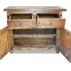 Be Basic Skänk I Massivt återvunnet Trä 75x30x65 Cm -Chilli shop skank i massivt atervunnet tra 75x30x65 cm brun 3504404