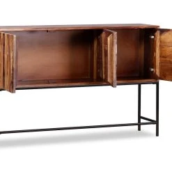 Be Basic Skänk I Massivt Sheeshamträ 120x30x80 Cm -Chilli shop skank i massivt sheeshamtra 120x30x80 cm brun 3753053