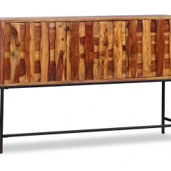 Be Basic Skänk I Massivt Sheeshamträ 120x30x80 Cm -Chilli shop skank i massivt sheeshamtra 120x30x80 cm brun 3753055