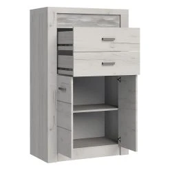 Skänk Indianapolis 76x42x127 Cm -Chilli shop skank indianapolis 76x42x127 cm beigebrun 3876672