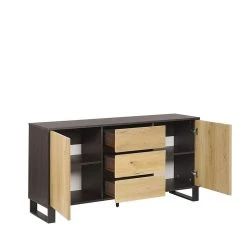 Skänk Ljusträ/svart ELDA -Chilli shop skank ljustrasvart elda tranatur 3007222