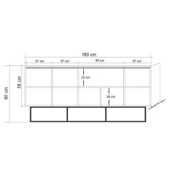 Skänk Masako -Chilli shop skank masako panel ljusbrun 3051315