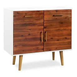 Be Basic Skänk Massivt Akaciaträ 90x33,5x83 Cm