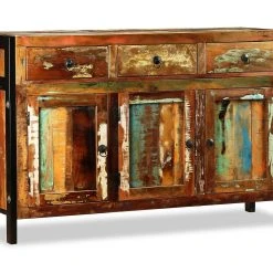 Be Basic Skänk Massivt återvunnet Trä 120x35x76 Cm -Chilli shop skank massivt atervunnet tra 120x35x76 cm brun 2716931