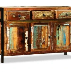 Be Basic Skänk Massivt återvunnet Trä 120x35x76 Cm -Chilli shop skank massivt atervunnet tra 120x35x76 cm brun 2716933