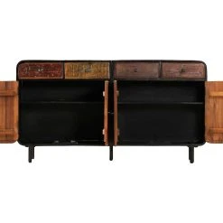 Be Basic Skänk Massivt återvunnet Trä 140x35x76 Cm -Chilli shop skank massivt atervunnet tra 140x35x76 cm brun 3058998