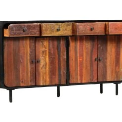 Be Basic Skänk Massivt återvunnet Trä 140x35x76 Cm -Chilli shop skank massivt atervunnet tra 140x35x76 cm brun 3058999