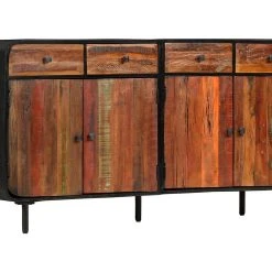 Be Basic Skänk Massivt återvunnet Trä 140x35x76 Cm -Chilli shop skank massivt atervunnet tra 140x35x76 cm brun 3059002