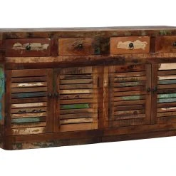 Be Basic Skänk Massivt återvunnet Trä 150x35x75 Cm -Chilli shop skank massivt atervunnet tra 150x35x75 cm brun 3059438