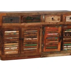 Be Basic Skänk Massivt återvunnet Trä 150x35x75 Cm -Chilli shop skank massivt atervunnet tra 150x35x75 cm brun 3059441