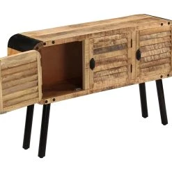 Be Basic Skänk Massivt Mangoträ 120x30x76 Cm -Chilli shop skank massivt mangotra 120x30x76 cm brun 4200869