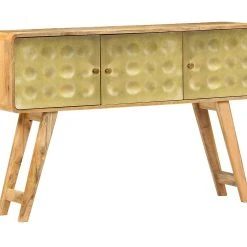 Be Basic Skänk Massivt Mangoträ 120x30x80 Cm -Chilli shop skank massivt mangotra 120x30x80 cm guld 3233630